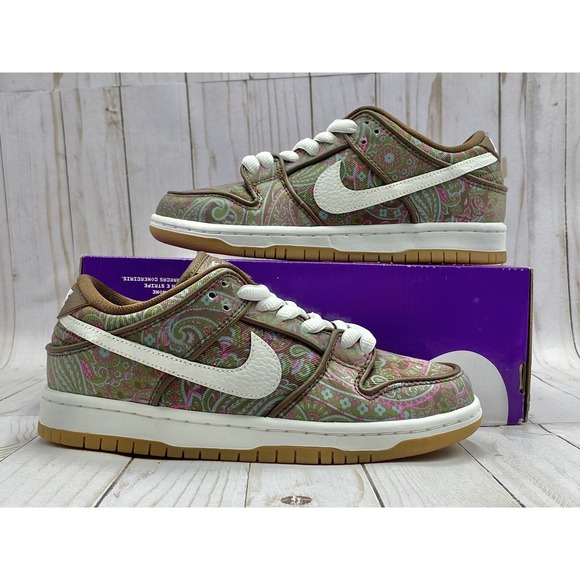 Nike Dunk Low Pro Premium SB Paisley Size 4.5M/ 6w DH7534 200 main image 8